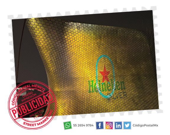 Imagen de ejemplo de campaña beamvertising en CDMX