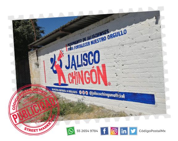 Imagen de campaña publicitaria con pintado de bardas