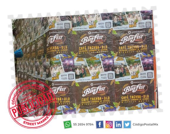 Imagen estrategias puclicitarias con fly posting