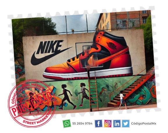 Imagen de ejemplo de street art en canchas deportivas creada con ai