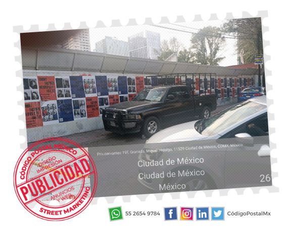 Códig Postal México, la mejor agencia de fly posting en México