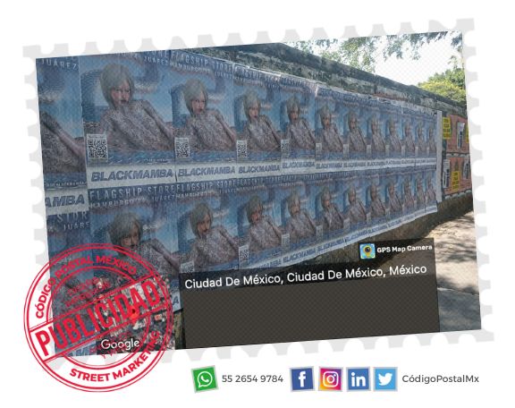 Imagen de campaña publicitaria posteo en guerrilla para Black Mamba