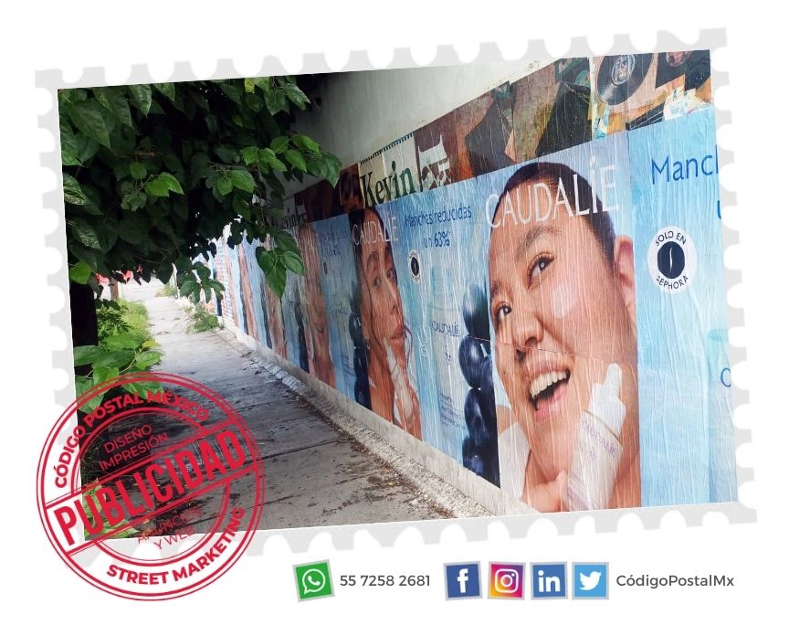 Imagen Guerrilla Advertising campaña CAUDALIE / MTY