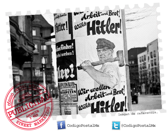 Imagen de póster propaganda nazi