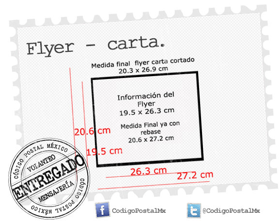 Flyer o Volante tamaño de carta